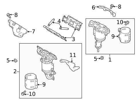 Exhaust Manifold for 2014 Ford Explorer #0