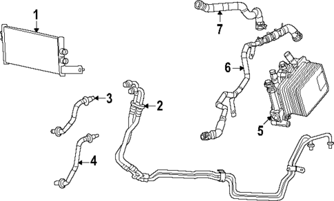 Trans Oil Cooler for 2025 Ram 1500 #0