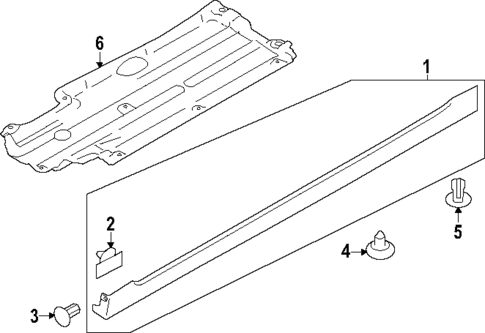 Exterior Trim - Pillars for 2023 Subaru WRX #0