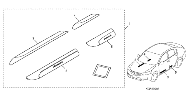 Door Sill Trim for 2016 Honda Accord #0