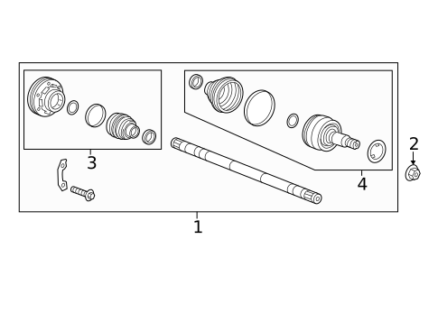 Drive Axles for 2021 Chevrolet Camaro #0
