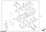 11211725917 - Engine: Bearing Shell for BMW Image