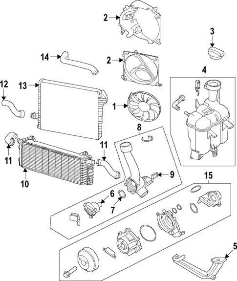 Radiator & Components for 2023 Porsche 911 #2