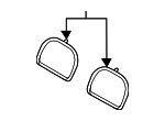 284112M100 - Engine: Intake Manifold Gasket for Kia Image