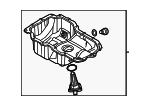 215102M880 - Engine: Oil Pan for Kia Image