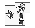 263002M805 - Engine: Oil Filter Housing for Kia Image