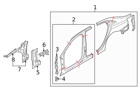 Aperture Panel for 2017 Audi A3 Quattro #0