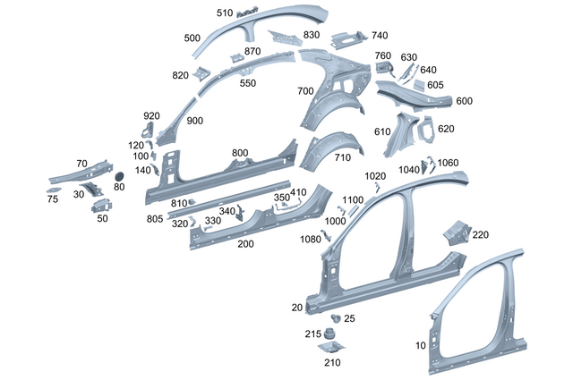 2066362600 - : Strut for Mercedes-Benz Image