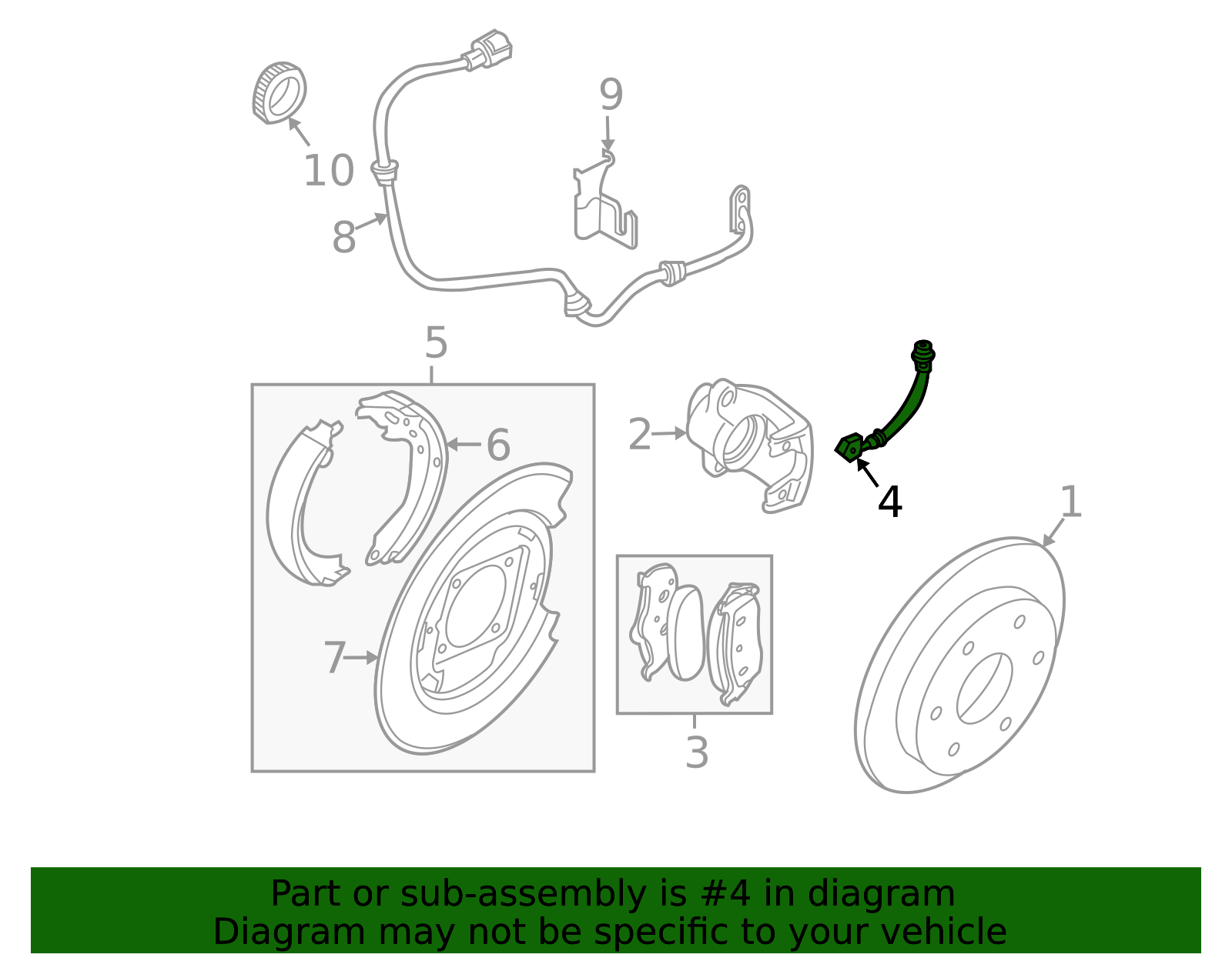 Flex Hose 46211-ZZ70A | Kline Nissan