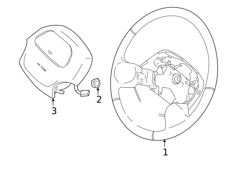Steering Wheel for 2001 Suzuki Vitara #0