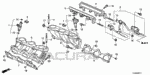 16450R70A01 - Engine: INJECTOR ASSY., FUEL for Acura Image