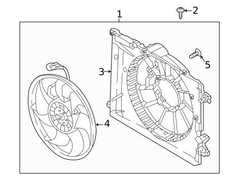 Cooling Fan for 2018 Genesis G80 #0