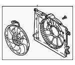 25380D2000 - : Engine Cooling Fan Assembly for Hyundai Image