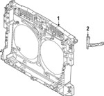 625006SX5A - : Radiator Support for Infiniti Image