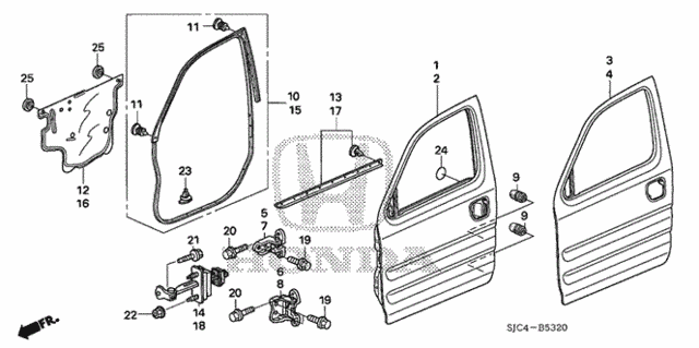 Front Door Panels for 2011 Honda Ridgeline #0