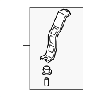 N3H114780A - Cooling System: Lower Bracket for Mazda: RX-8 Image