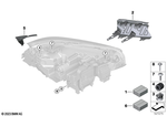 63118087410 - Lighting: Repair Kit Headlight Right for BMW Image
