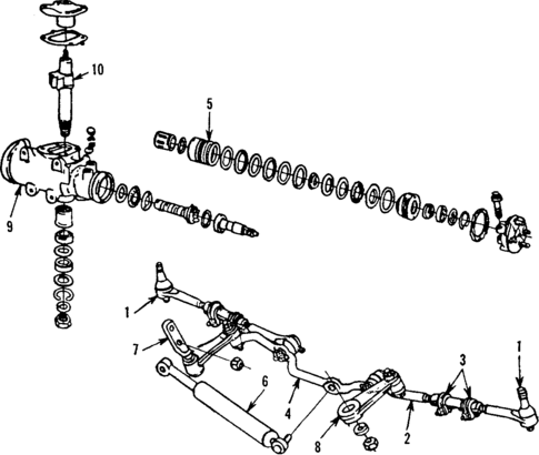 Steering Gear & Linkage for 1984 Cadillac Seville #0