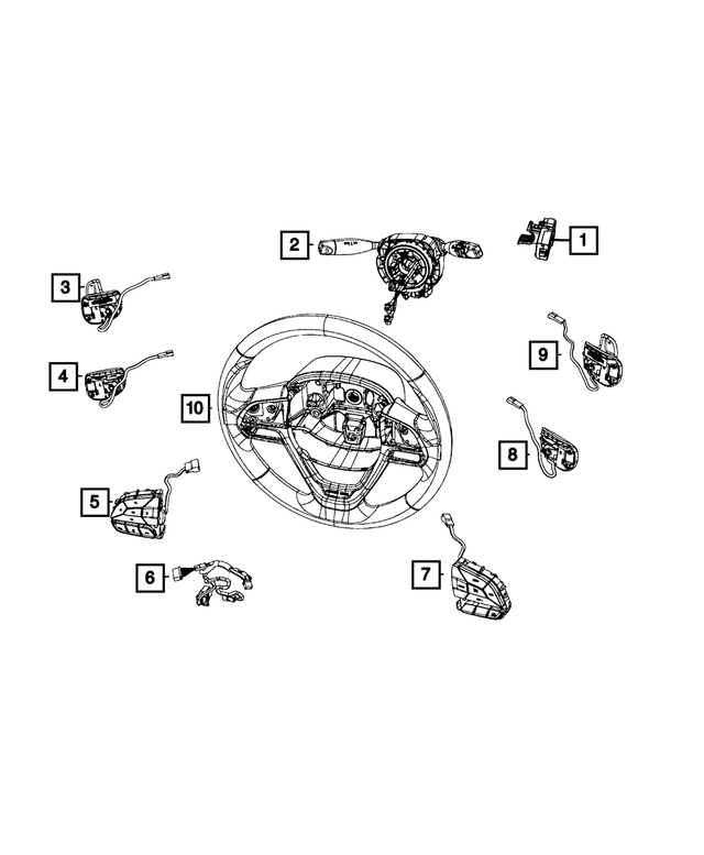 5RQ10DX9AC - Electrical: Radio Control Switch for Mopar Image