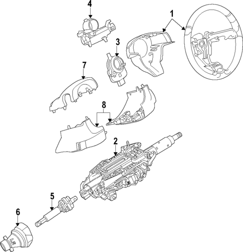 Steering Wheel for 2008 Cadillac CTS #0