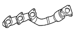6421400661 - Exhaust: Exhaust Manifold for Mercedes-Benz Image