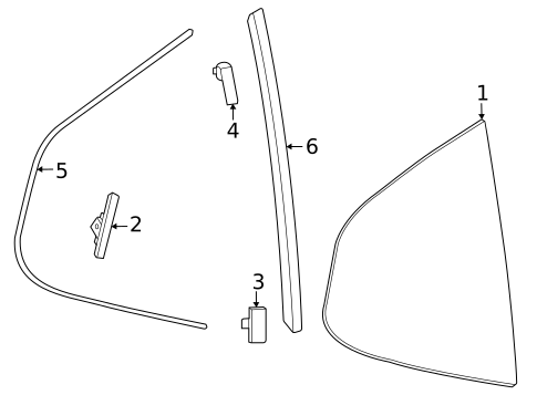 Glass & Hardware for 2025 Acura ADX #0