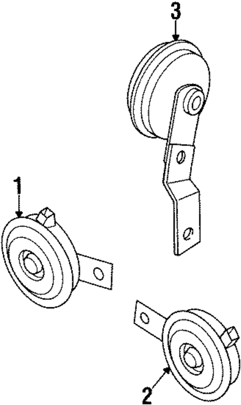 Horn for 1996 Nissan Maxima #0