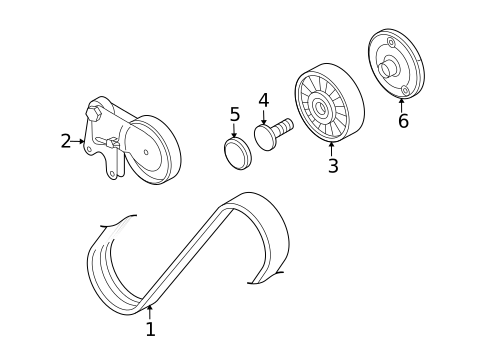 Belts & Pulleys for 2007 Audi S4 #0