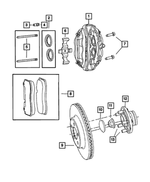 5174318AA - Brakes: Disc Brake Boot Kit for Mopar Image