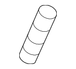 91536SS0J01 - Body: Lift Gate Glass Fastener for Acura Image