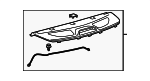 6433002720B0 - Body: Pkg Tray Trim for Toyota: Corolla Image