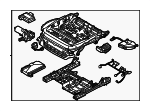 88600T6185RGR - Body: Seat Frame for Hyundai Image