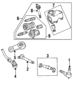 F2TZ3A130E - Steering: Inner Tie Rod for Ford: Ranger Image