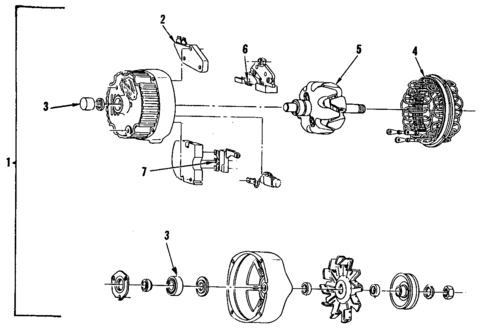 Alternator for 1997 Oldsmobile Regency #0
