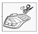 92401A7130 - Electrical: Combo Lamp Assembly for Kia: Forte5 Image