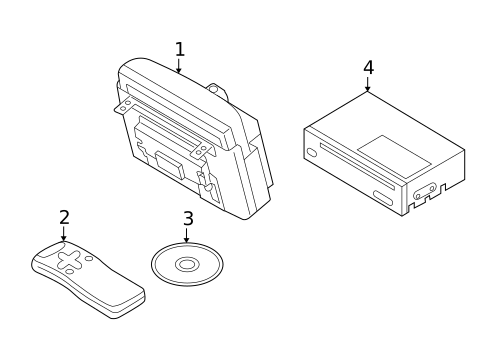Navigation System Components for 2009 Volvo S80 #0