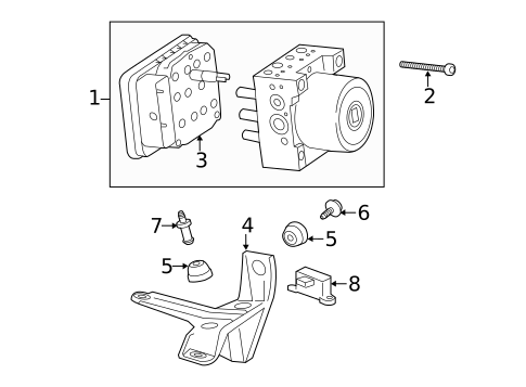 ABS Components for 2015 Cadillac ATS #0