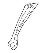 25750532 - Body: Lower Quarter Trim for Cadillac: CTS Image