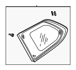 6121A917 - : Quarter Glass for Mitsubishi: Outlander PHEV Image
