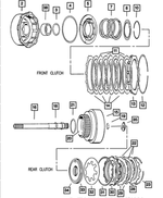 RL617405AD - Automatic Transmission 3 Speed: Transmission Front Clutch Retainer And Bushing for Mopar Image
