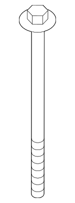 PAF008143 - HVAC: Compressor Assembly Mount Bolt for Porsche: 718 Boxster, 718 Cayman, 718 Spyder, 911, Boxster, Cayman Image