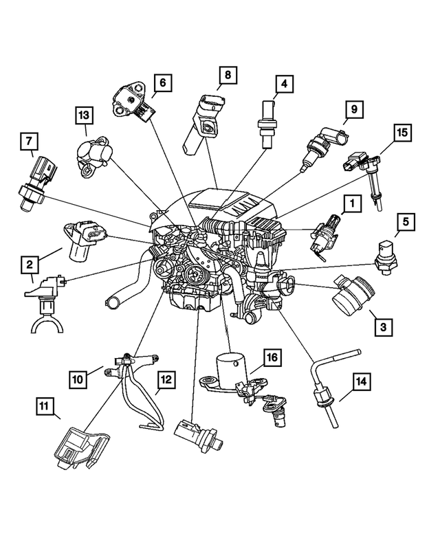 5149184AA - : Differential Pressure Hose for Mopar Image