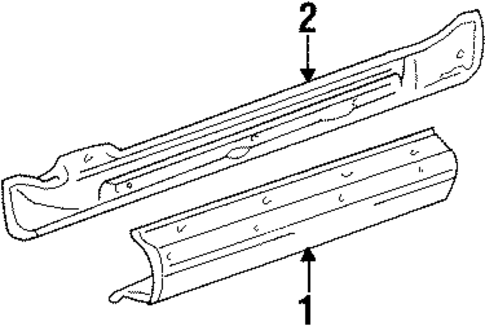 Rocker Panel for 1993 Lexus SC400 #0