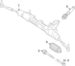 2214605100 - : Rack And Pinion Assembly for Mercedes-Benz Image