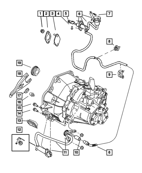 Clutch Controls for 2002 Dodge Neon #0