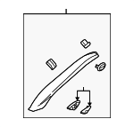 15829544 - Body: Windshield Pillar Trim for Cadillac: SRX Image