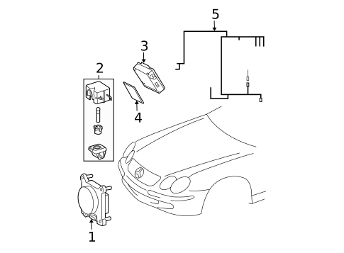 Cruise Control System for 2009 Mercedes-Benz E 63 AMG&reg; #0