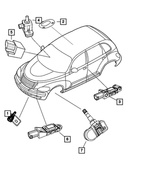 1BX26DW1AH - Electrical: Intrusion Module Sensor for Mopar Image image