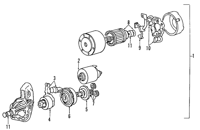 361402E120 - : Starter Solenoid for Hyundai Image