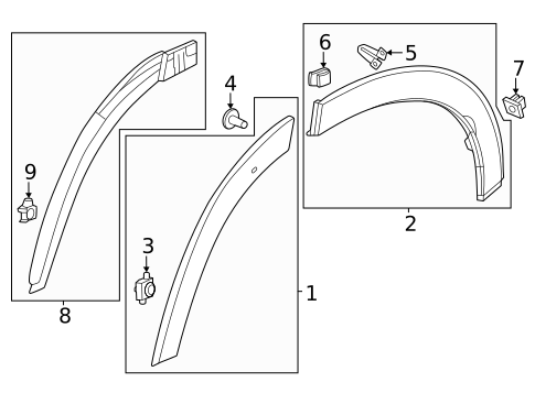 Exterior Trim - Quarter Panel for 2026 Honda HR-V #0